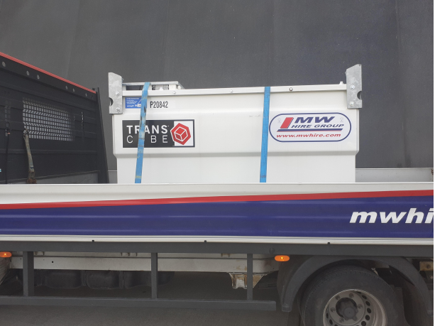 New Atlas Copco 188-14 Pace and 2,000L Western Fuel Tank delivered to a rental job in Dublin 